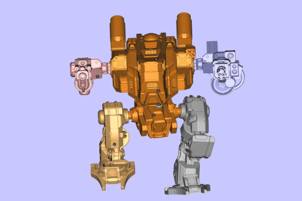 機(jī)器人3D模型文件 STL